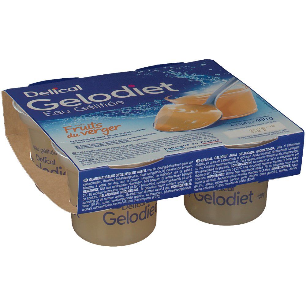 Gelodiet Eau gélifiée Fruits du Verger