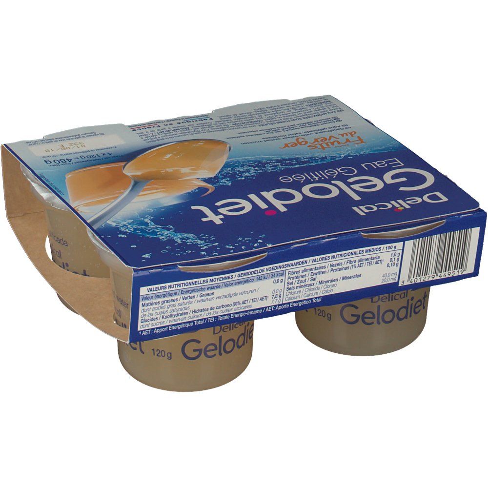 Gelodiet Eau gélifiée Fruits du Verger