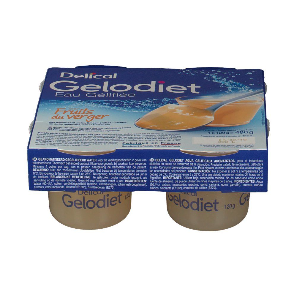 Gelodiet Eau gélifiée Fruits du Verger