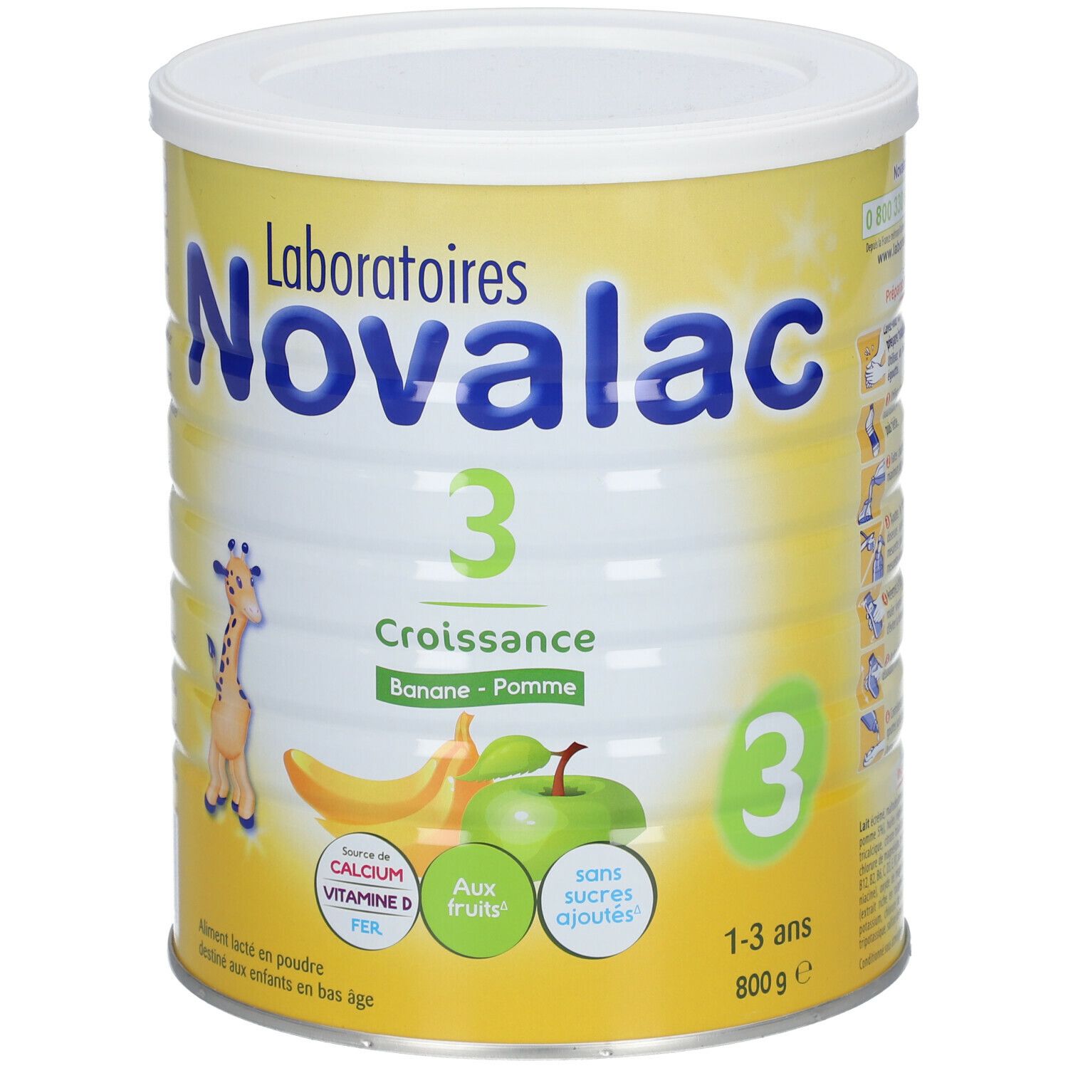 Novalac 3 Croissance Banane Pomme
