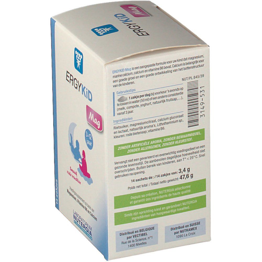 Laboratoire Nutergia ERGYKID Mag