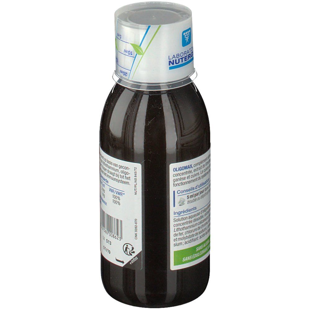 Laboratoire Nutergia Oligomax mangnèse cuivre