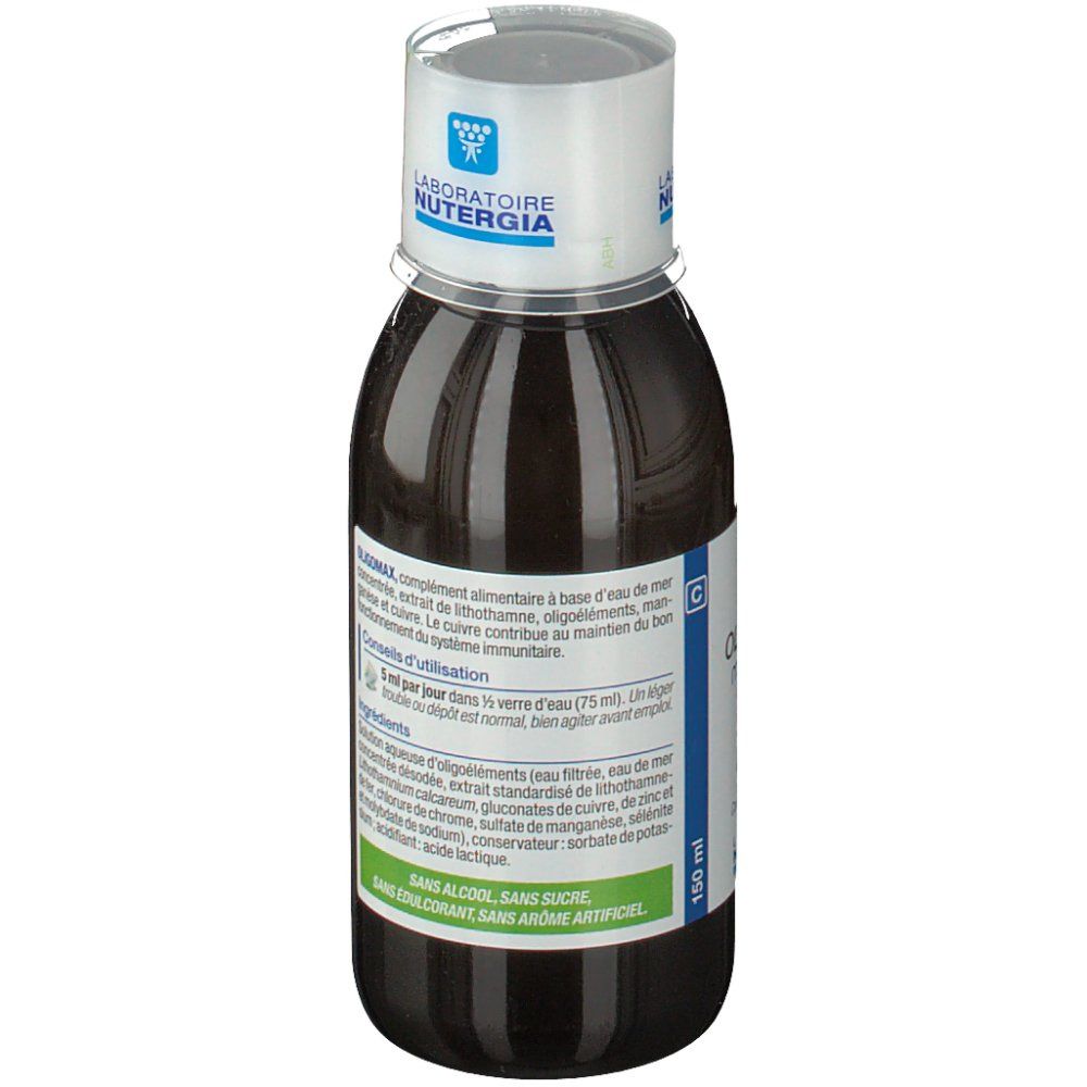 Laboratoire Nutergia Oligomax mangnèse cuivre