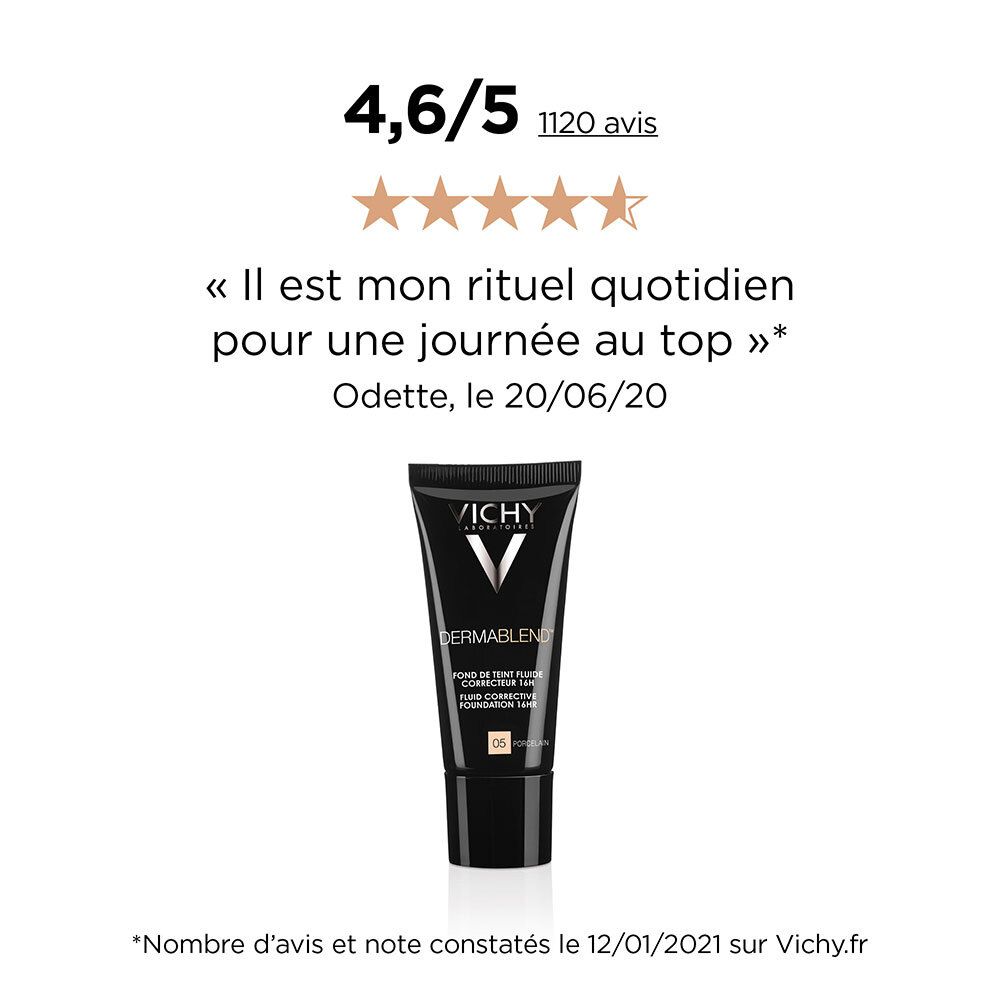 VICHY DERMABLEND™ Fond de teint fluide correcteur 05