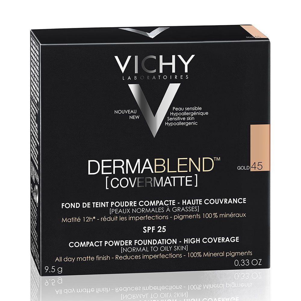 Dermablend Covermatte Fond de teint poudre compacte  9,5g - Teinte 45 GOLD