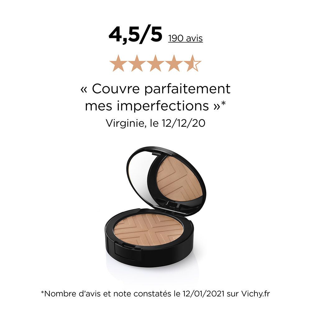 Dermablend Covermatte Fond de teint poudre compacte  9,5g - Teinte 45 GOLD