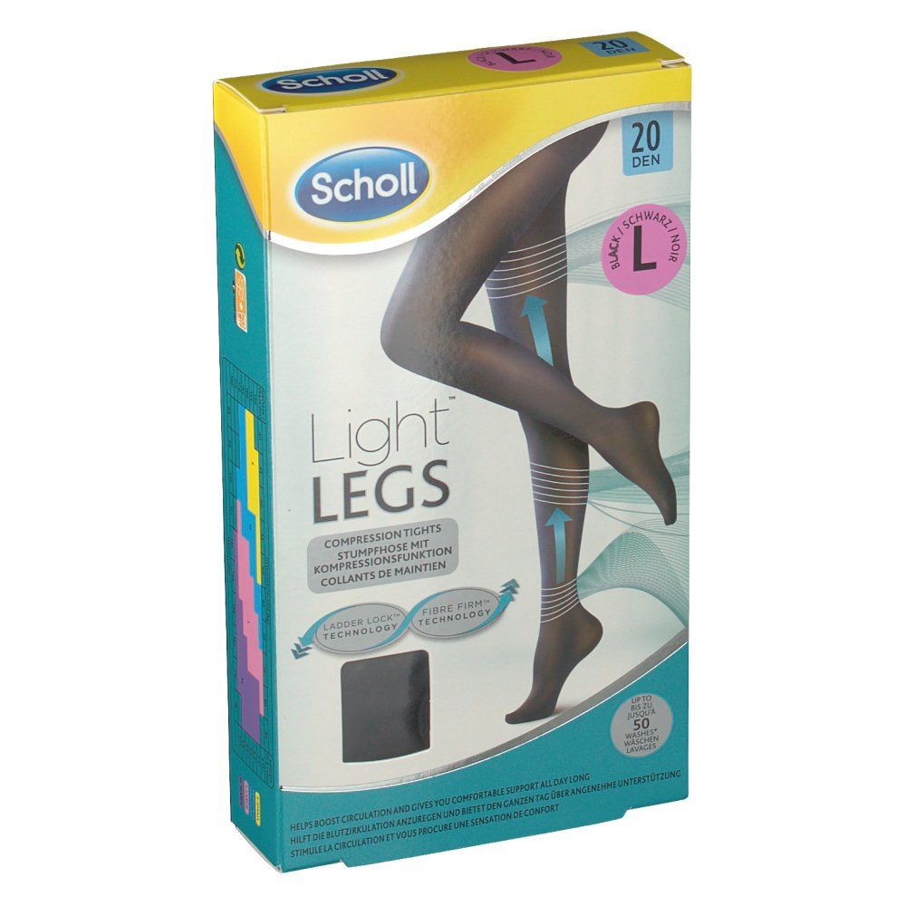 Scholl® Light Legs™ 20 DEN Noir Gr. L