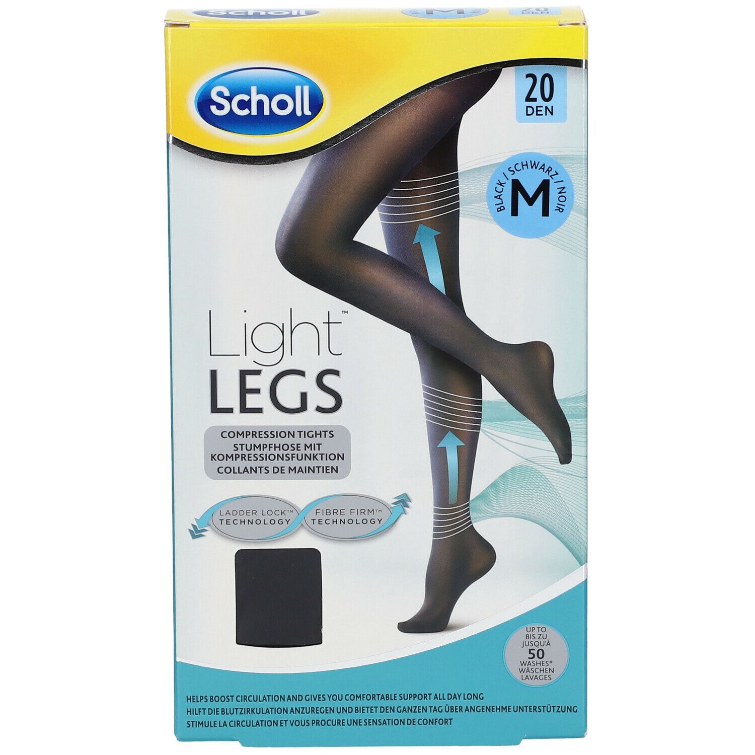 Scholl® Light Legs™ 20 DEN Noir Gr. M