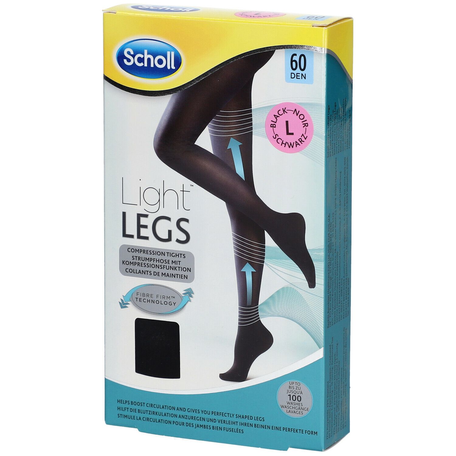 Scholl® Light Legs™ 60 DEN Noir Gr. L