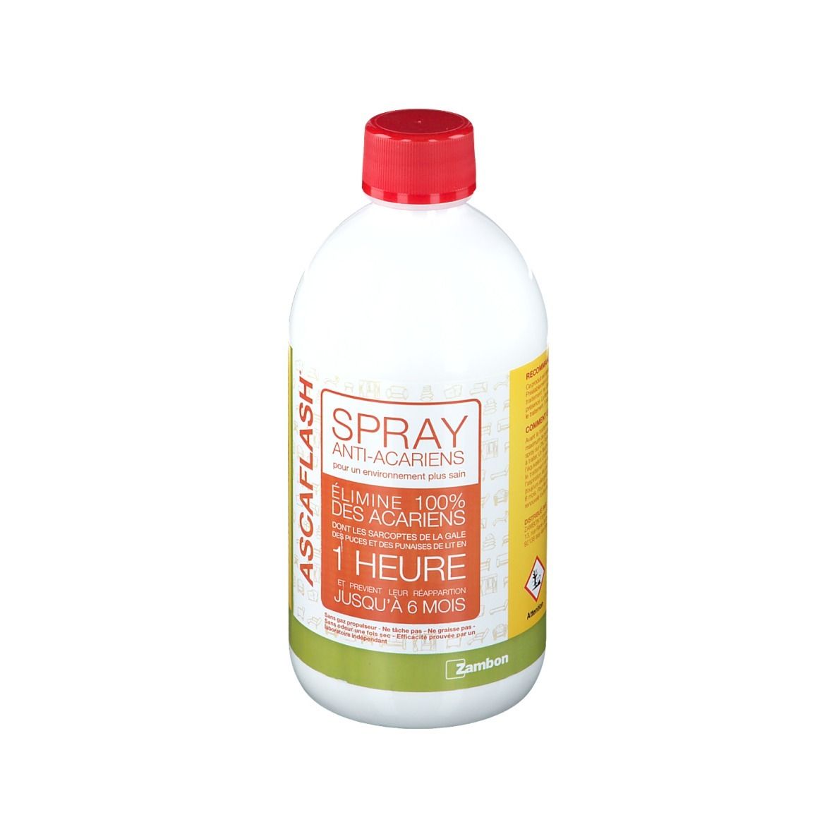 Ascaflash® Spray Anti-Acariens 500 ml - Redcare Pharmacie