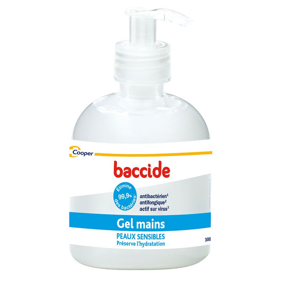 BACCIDE  Gel Hydroalcoolique Peau Sensible 300ML