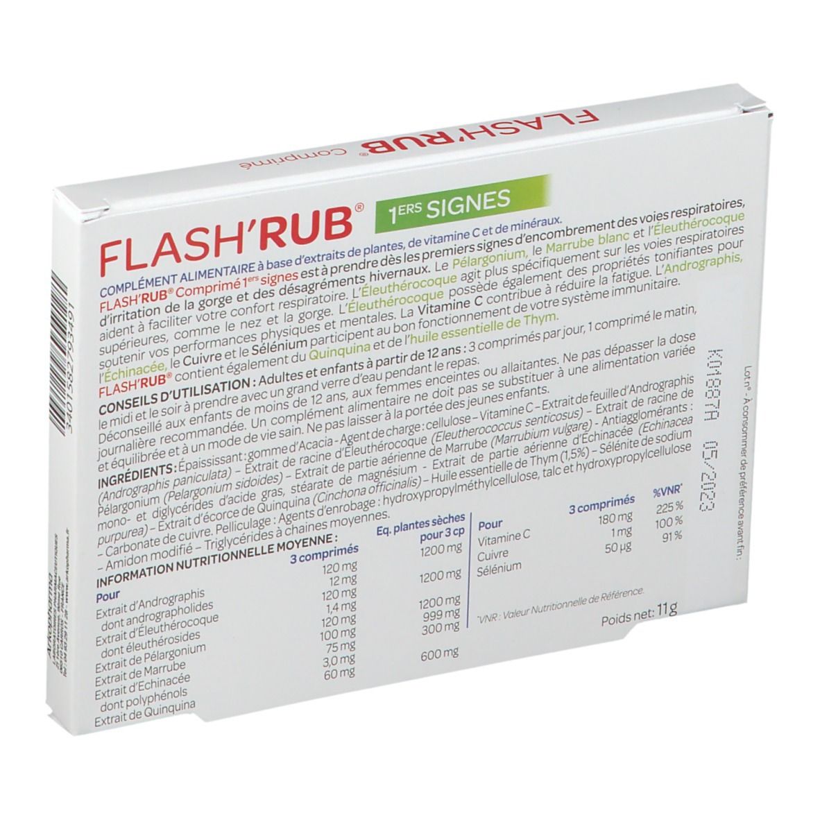 Arkopharma Flash'Rub® Comprimé