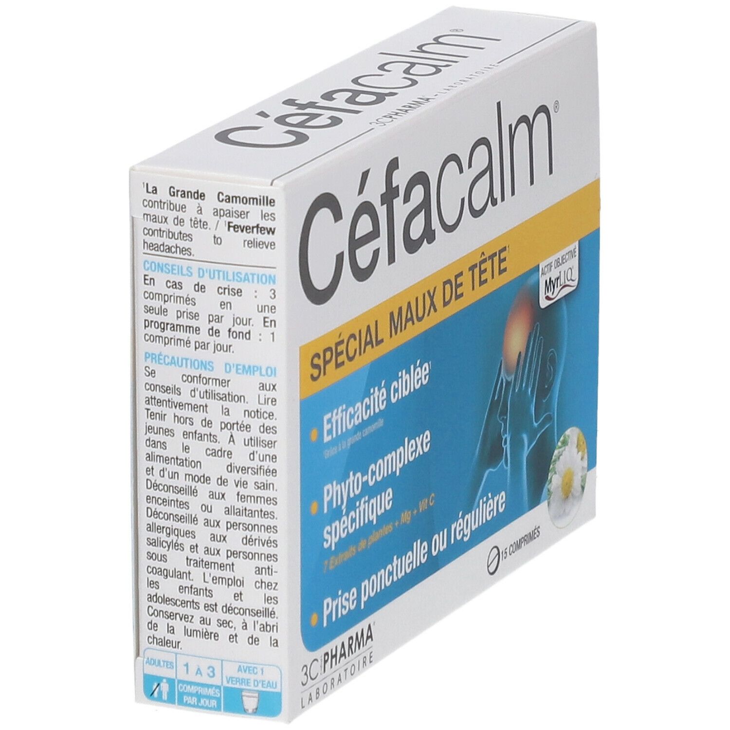 Les 3 Chênes® Céfacalm® Spécial maux de tête