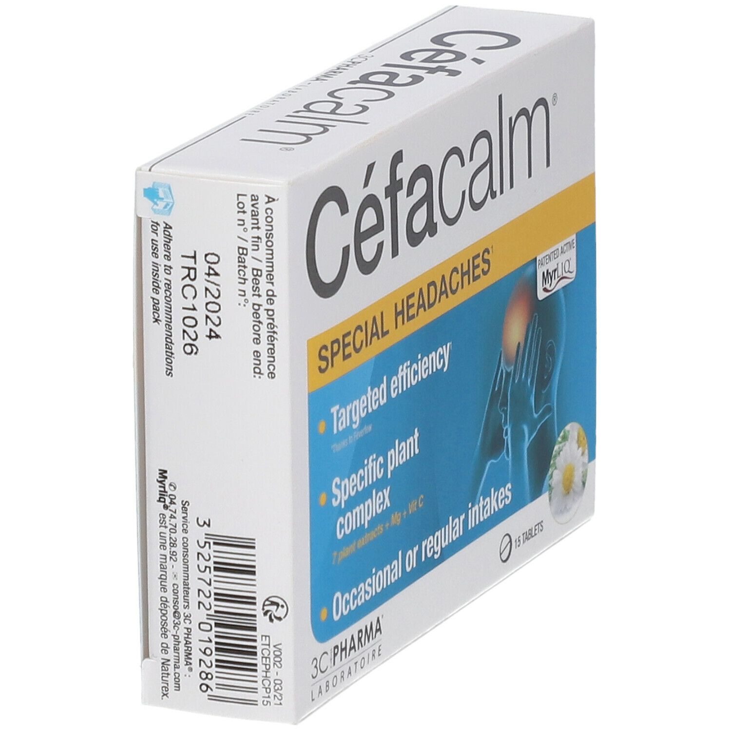 Les 3 Chênes® Céfacalm® Spécial maux de tête