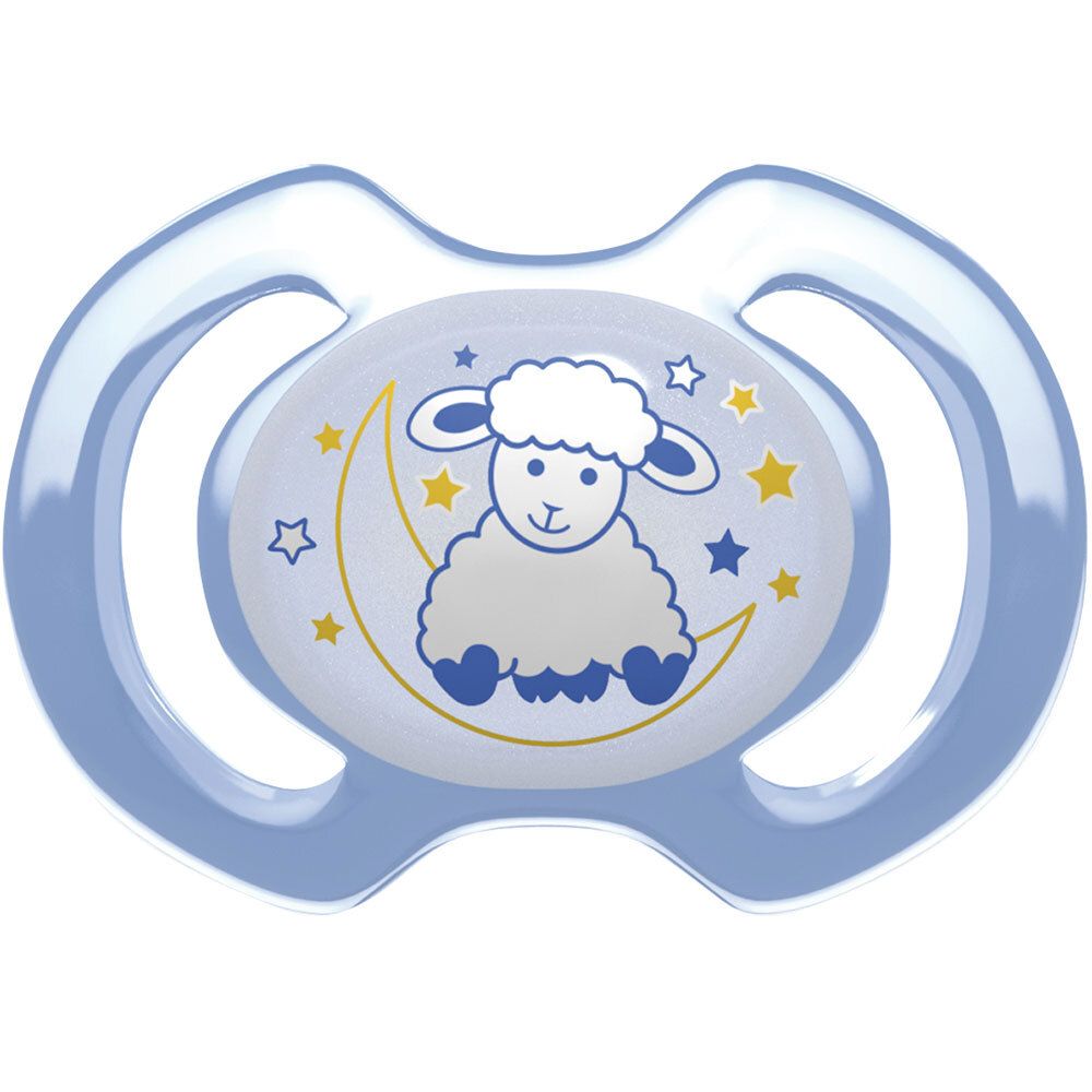 bébisol Sucette nuit Réversible silicone -6 mois (Couleur non sélectionnable)
