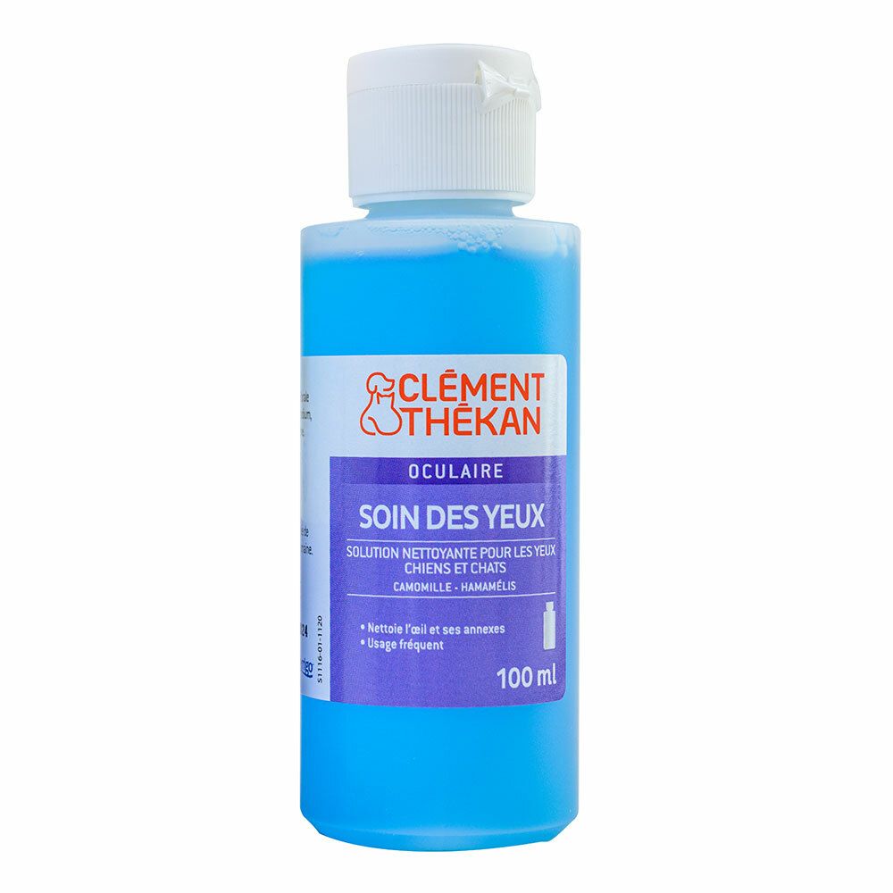 Clement Thekan Solution Nettoyante Yeux Chien Chat 100ml