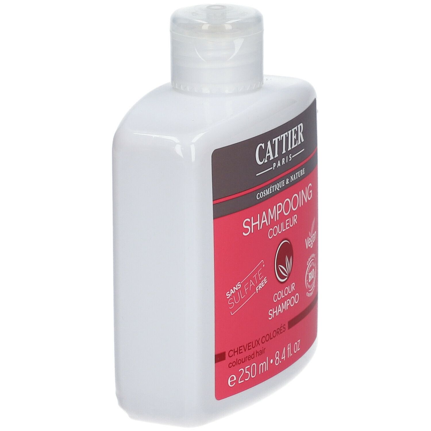 CATTIER Shampooing Couleur - 0% Sulfate Cheuveux Colorés