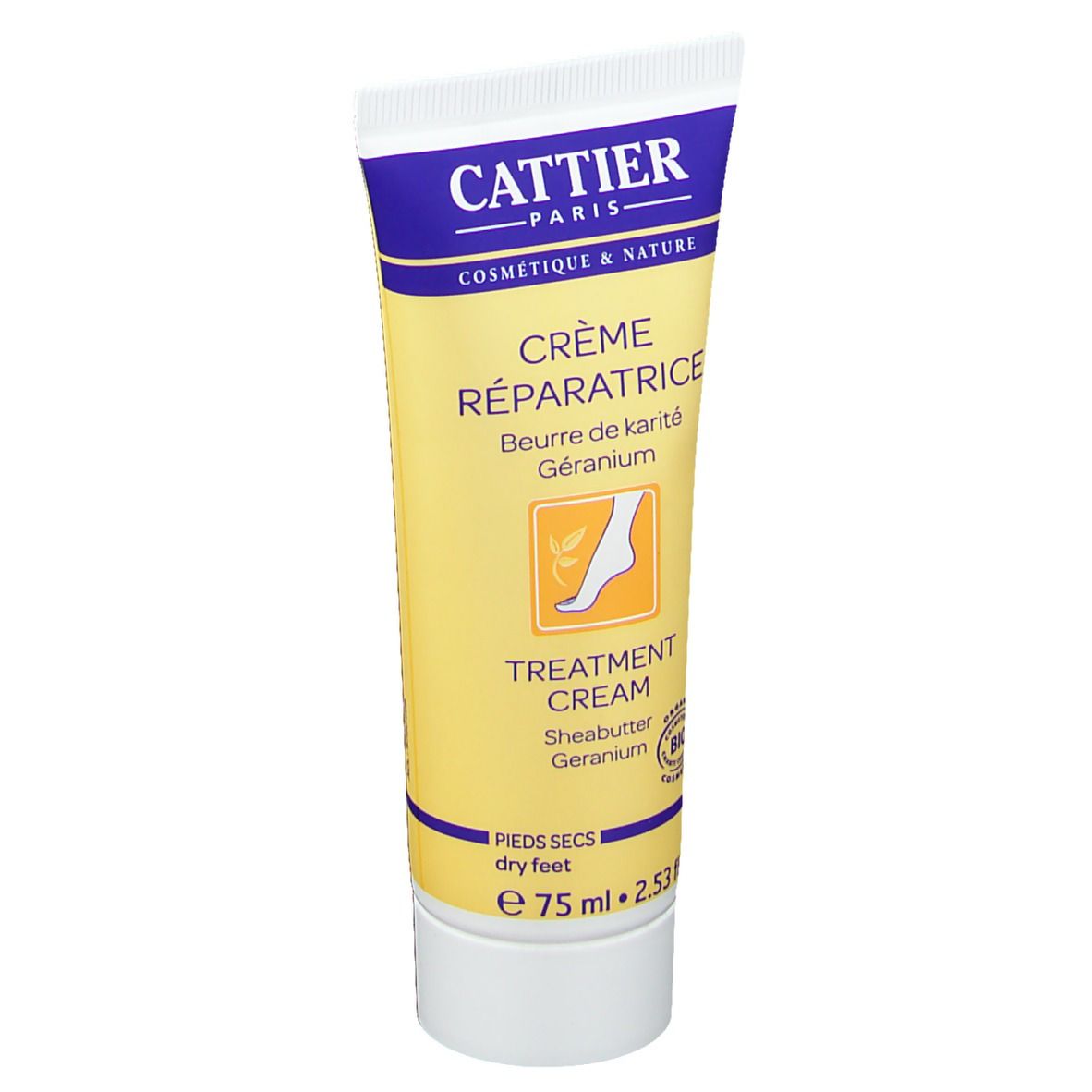 Cattier Crème réparatrice pieds secs