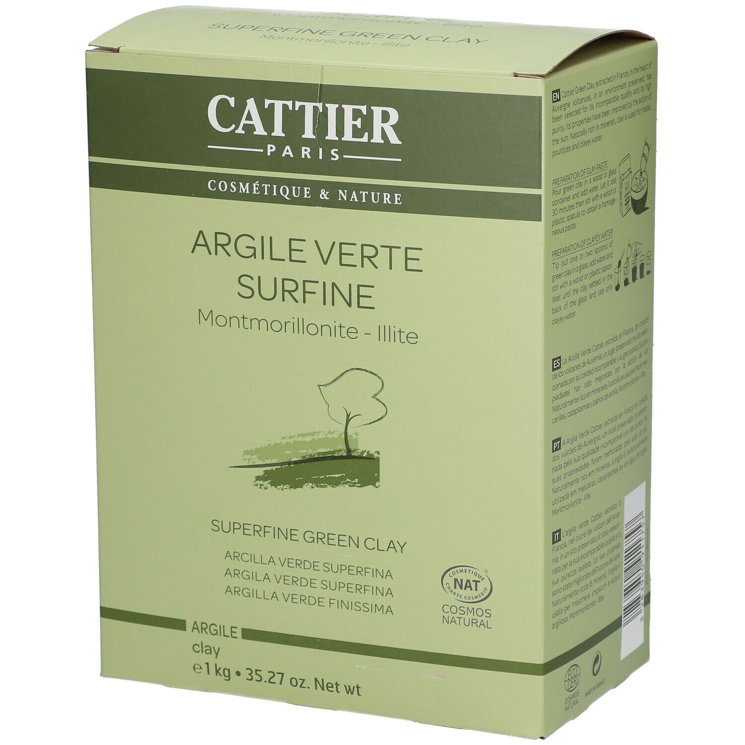 CATTIER Argile verte surfine < 77 microns
