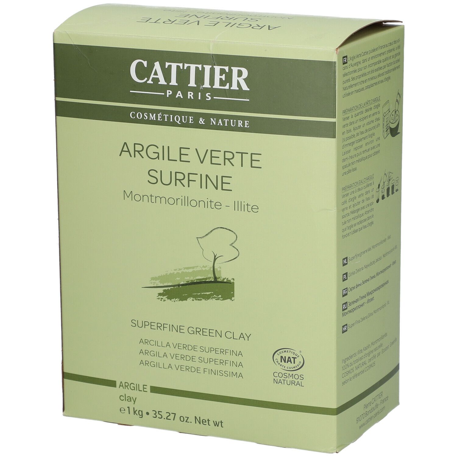 CATTIER Argile verte surfine < 77 microns