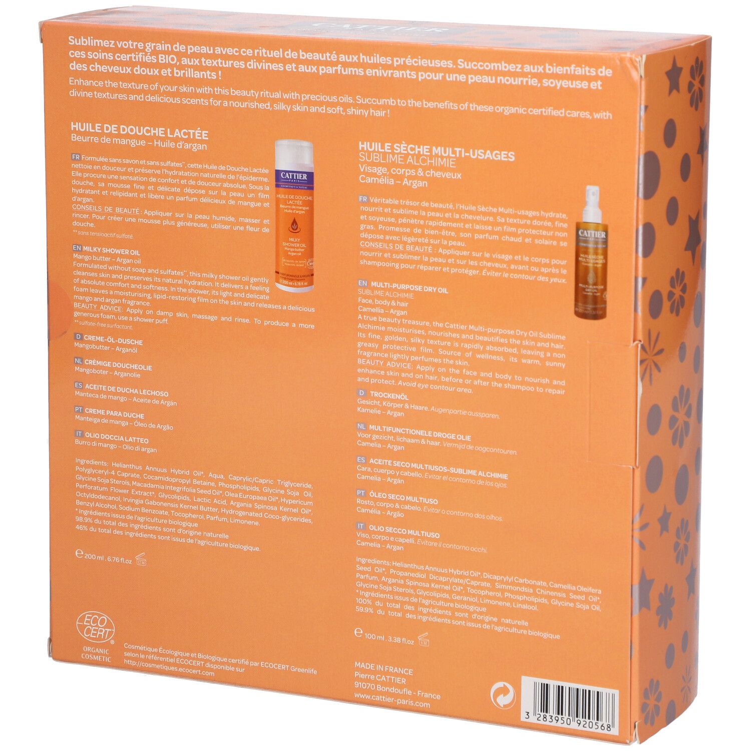 Cattier Coffret Beauté aux Huiles