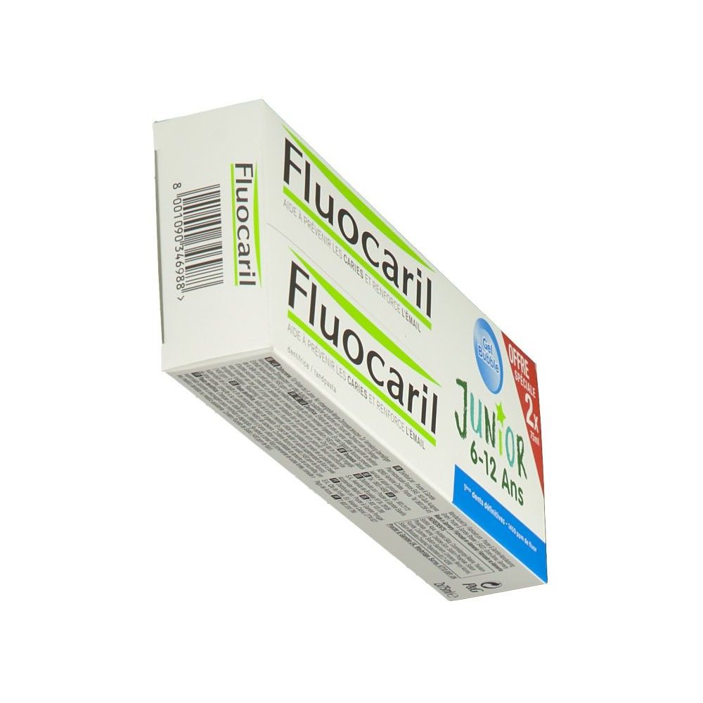 Fluocaril Dentifrice Junior Goût Bubble Gum