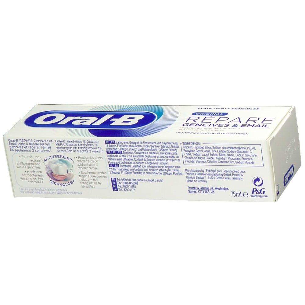 Oral-B Répare Gencives Et Émail Original Dentifrice