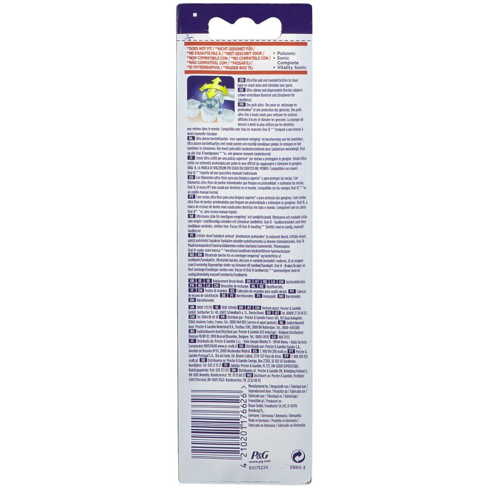 Oral-B Sensi UltraThin Brossettes De Rechange