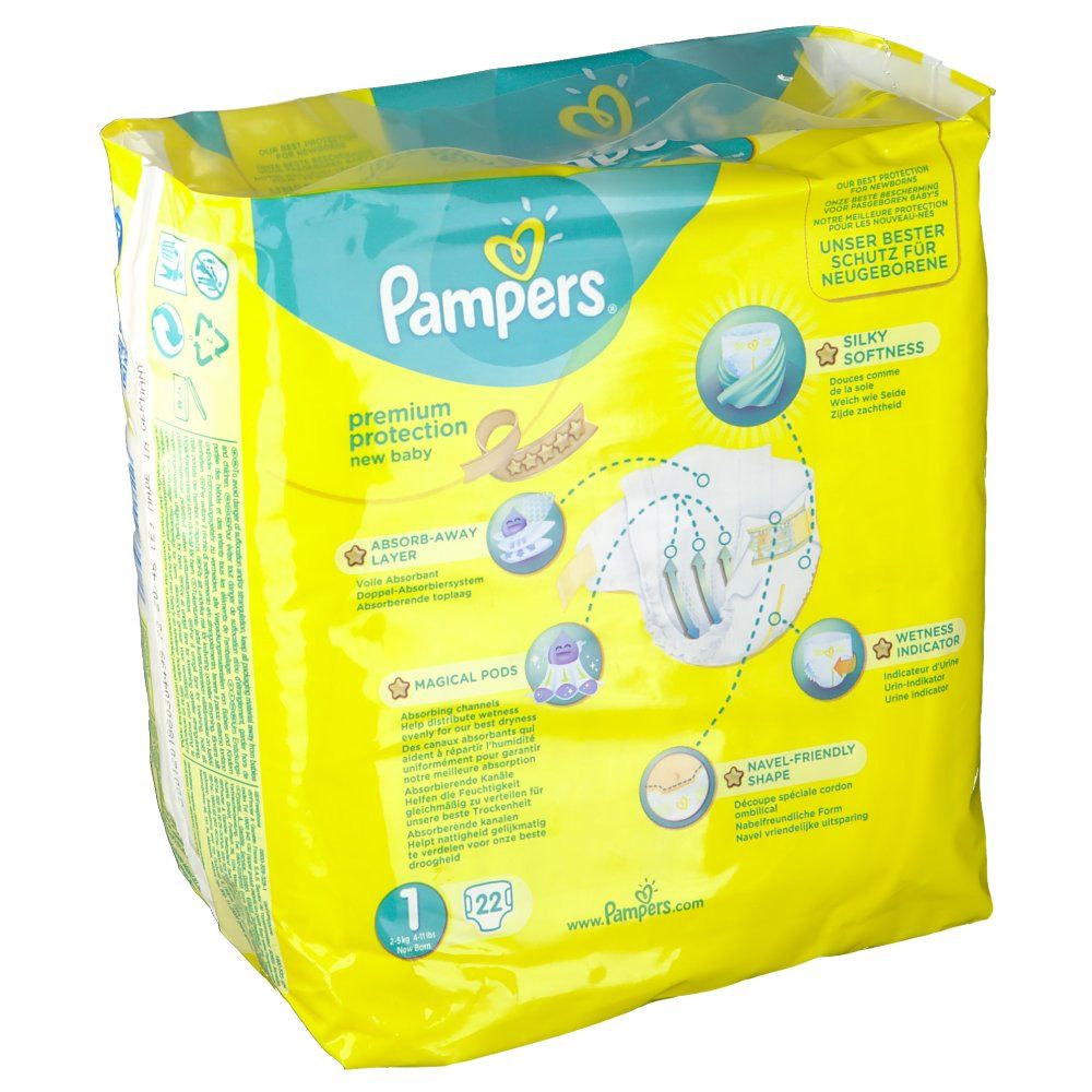 PAMPERS PREMIUM PROTECTION TAILLE 1 (22) - Pharmacodel