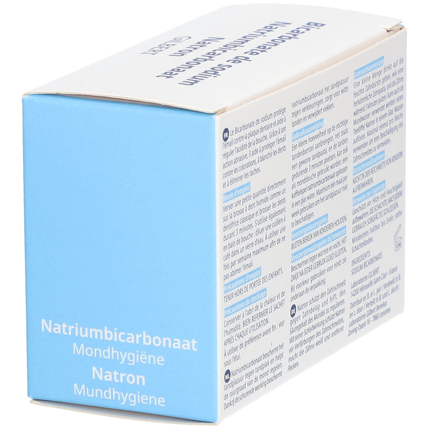 Gilbert Bicarbonate Sodium 250g - Blanchiment Dents, Anti-Taches - Pharma360