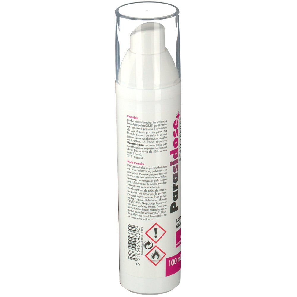 Parasidose+ Poux-Lentes Lotion Répulsive