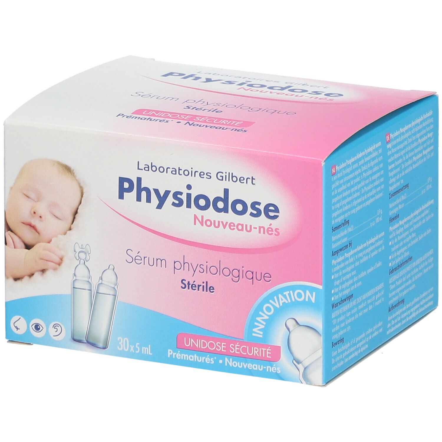 Sérum physiologique stérile Laboratoires Gilbert - bébé