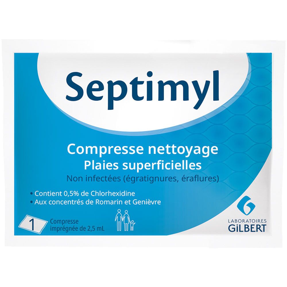 Gilbert Septimyl Compresses nettoyage