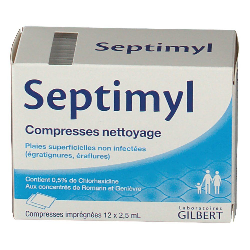 Gilbert Septimyl Compresses nettoyage
