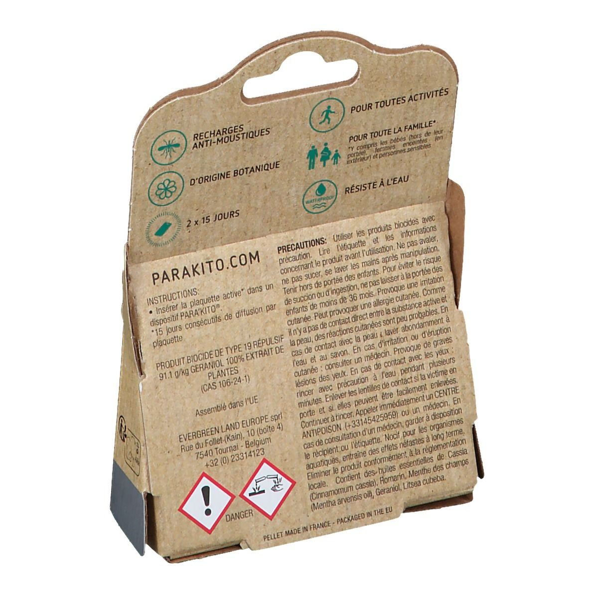 PARA KITO™ plaquettes recharges Anti-Moustiques