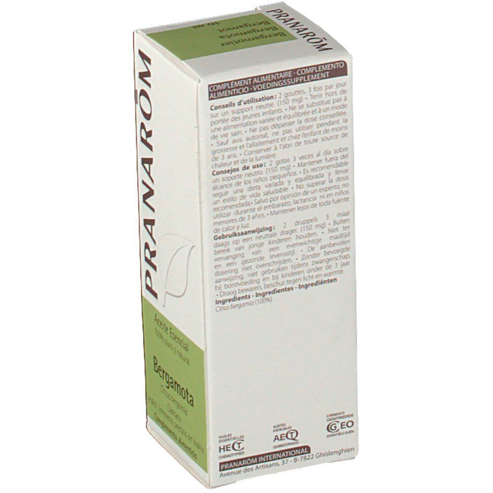 Pranarom Huile Essentielle Bergamotier