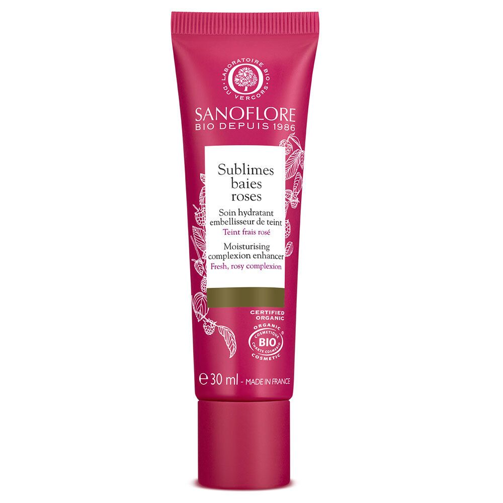 SANOFLORE Sublimes Baies Roses Soin hydratant teinté certifié bio 30 ml