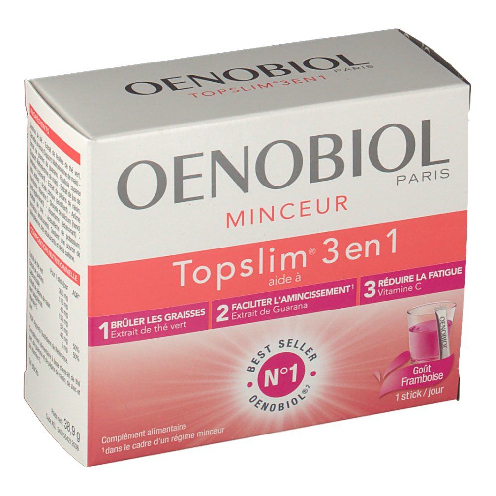 Oenobiol Minceur Topslim® 3 en 1 framboise