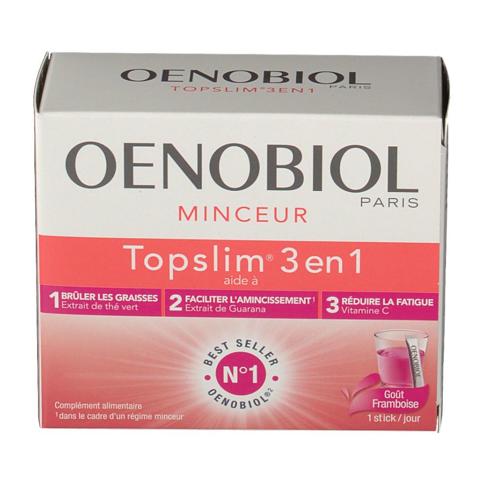 Oenobiol Minceur Topslim® 3 en 1 framboise