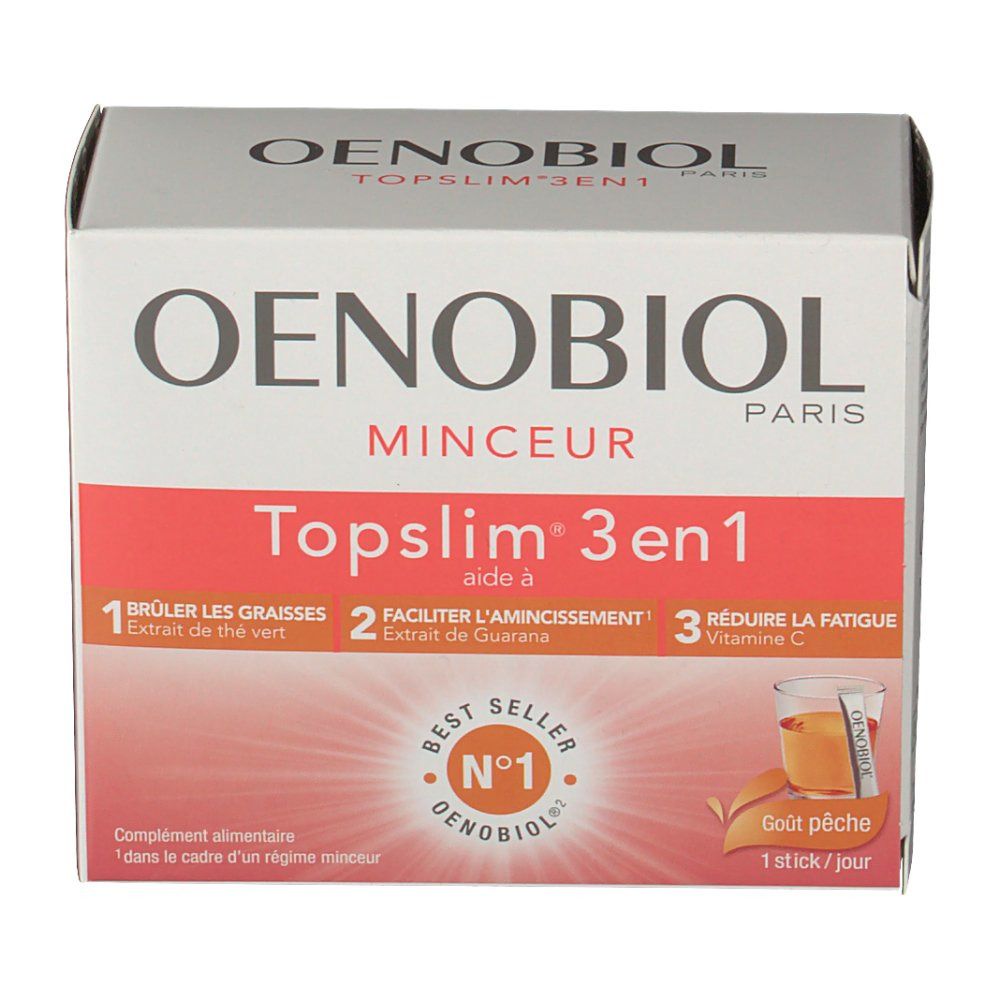 Oenobiol Minceur Topslim® 3 en 1 pêche