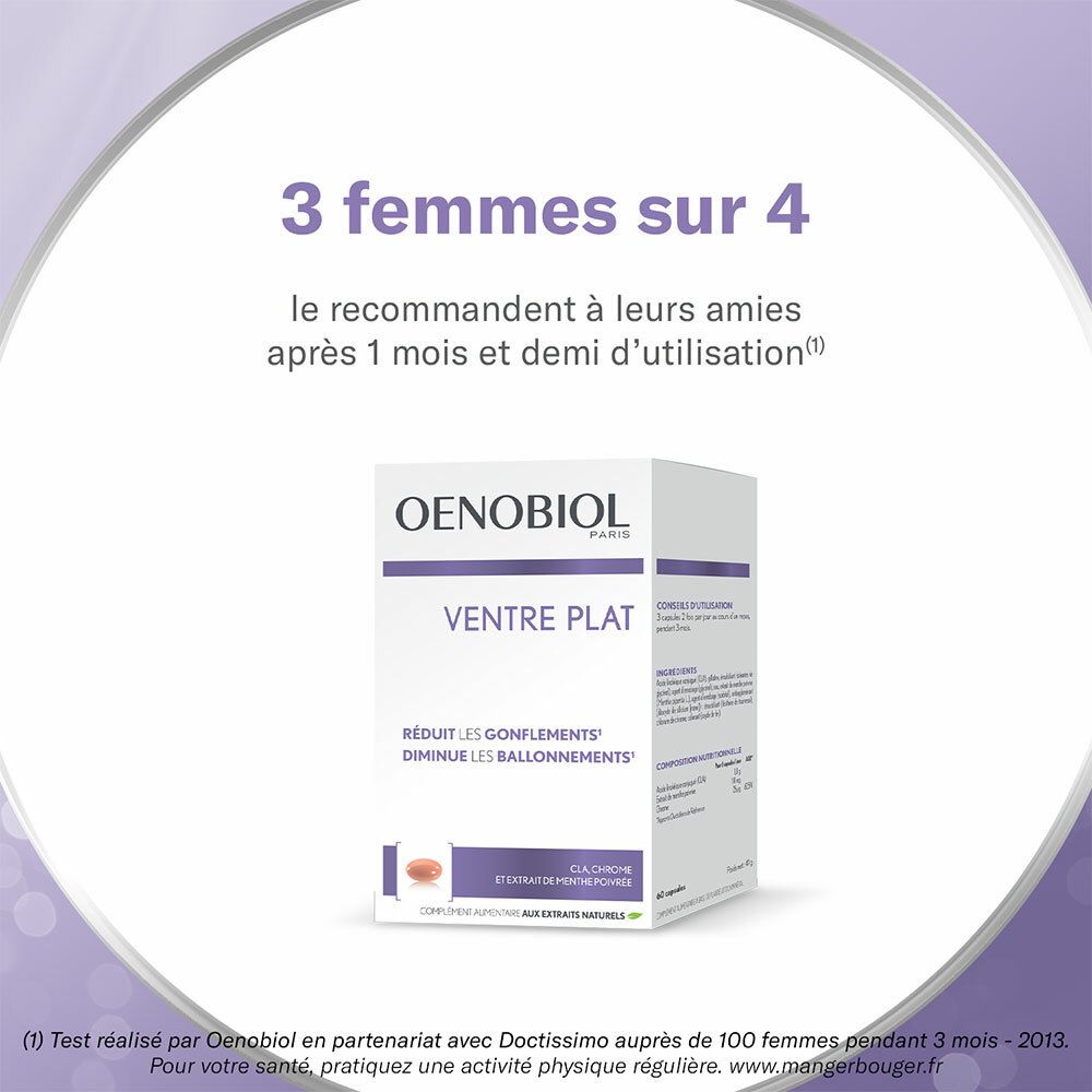 Oenobiol Ventre Plat 120 pc(s) - Redcare Pharmacie