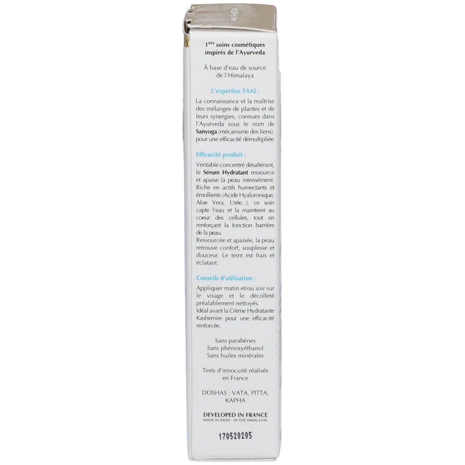 TAAJ Kashemire Sérum hydratant