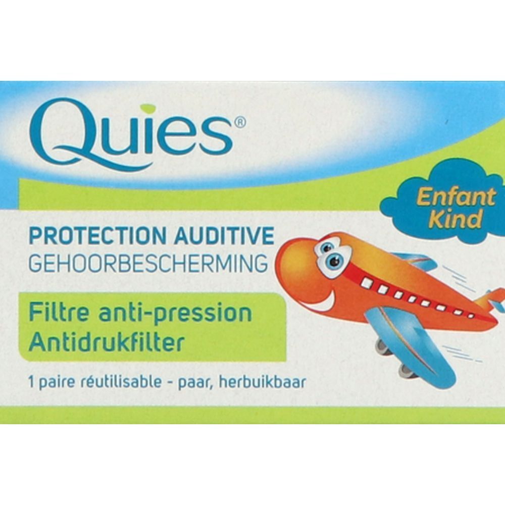 QUIES - PROTECTION AUDITIVE MUSIC - FILTRE ACOUSTIQUE - 1 PAIRE