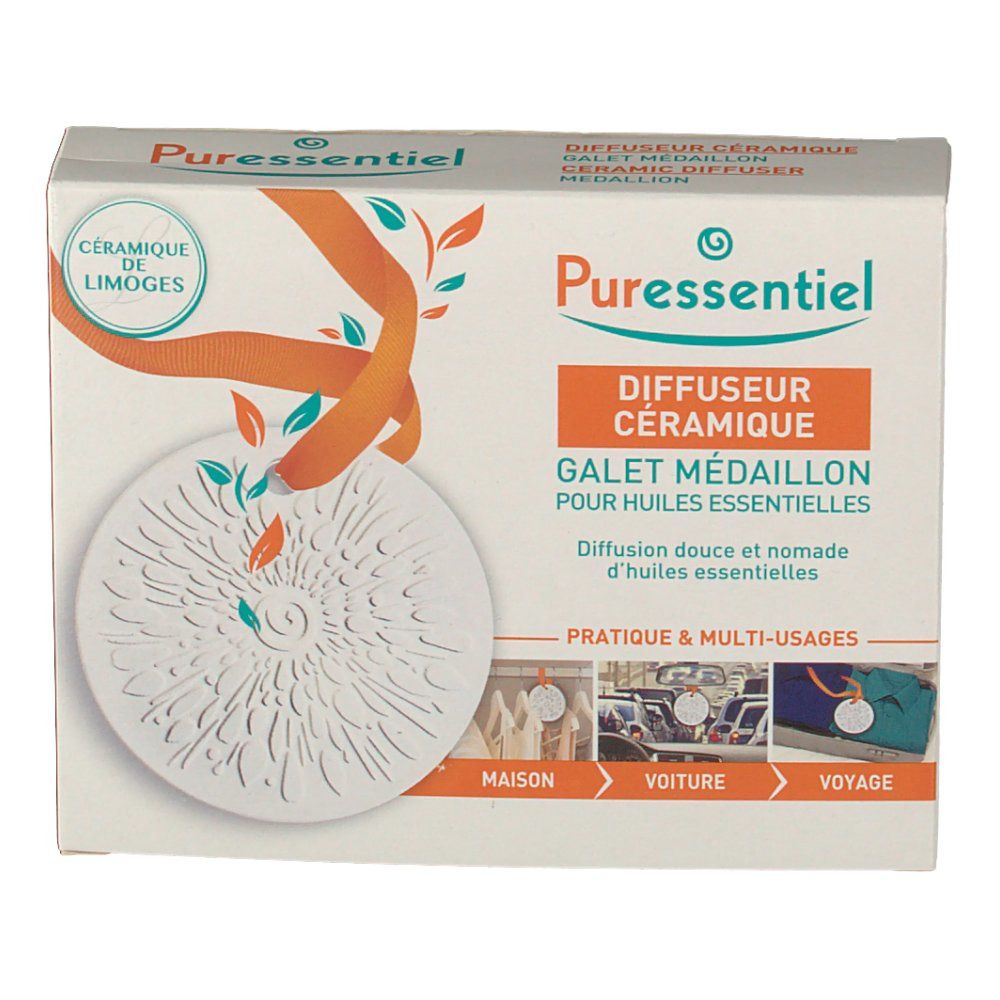 Puressentiel Diffuseur céramique Galet Médaillon