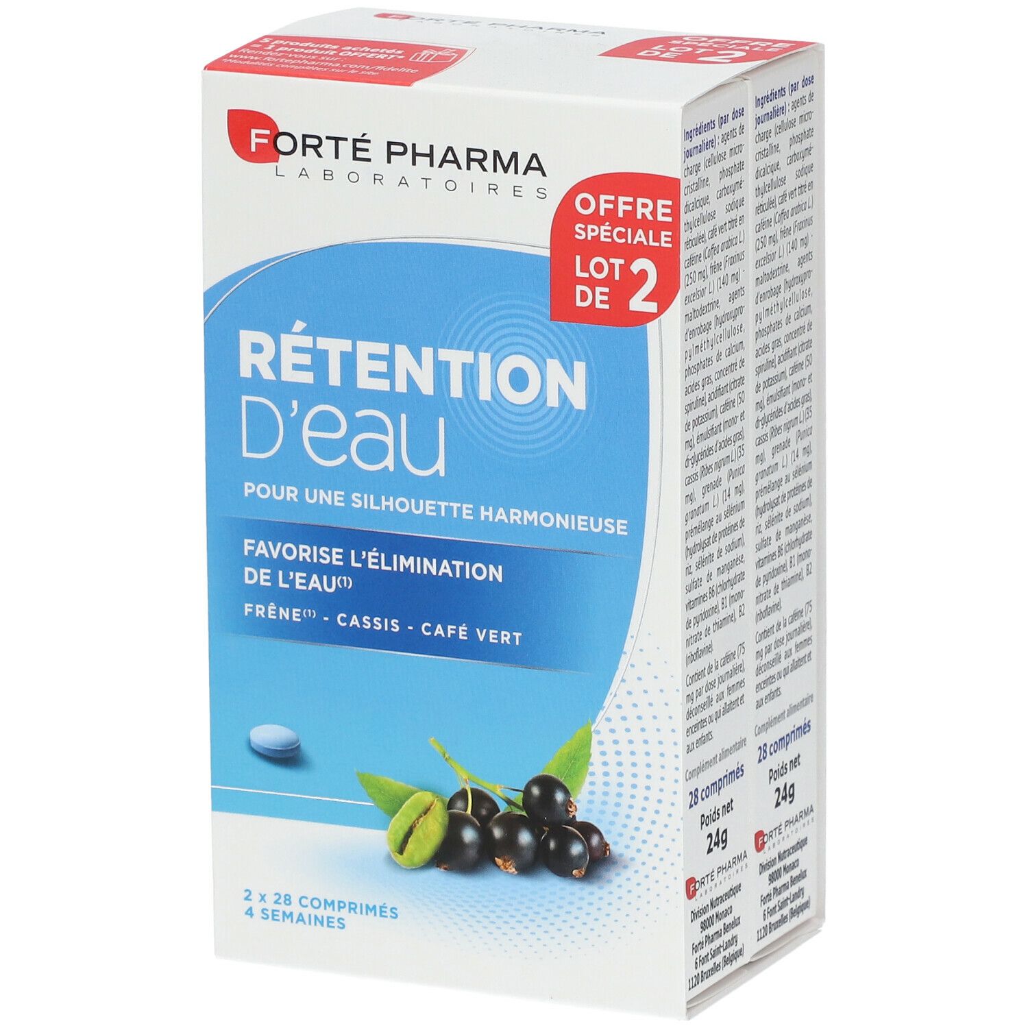 Forté Pharma Minceur Rétention d'Eau 45+