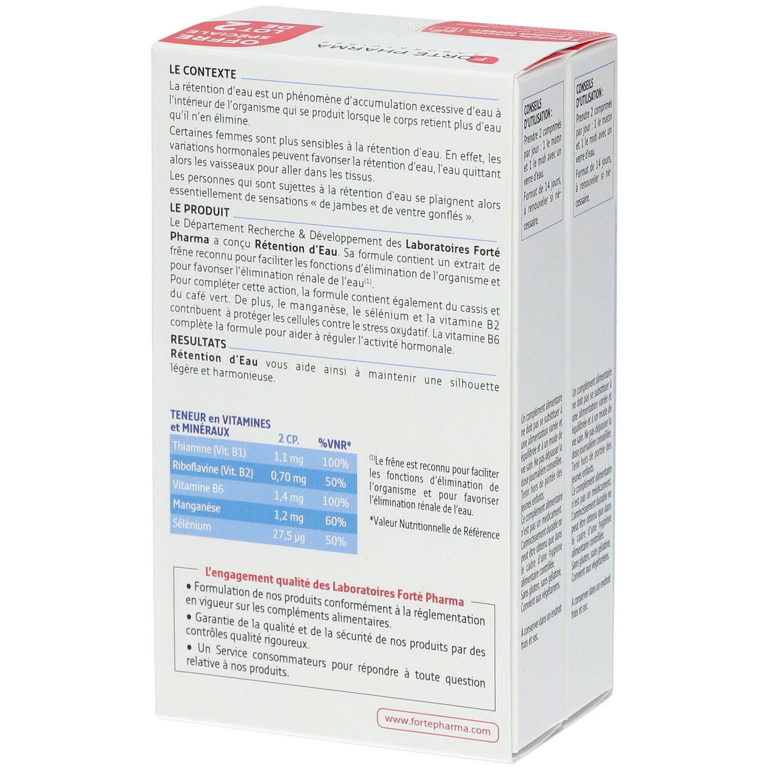 Forté Pharma Minceur Rétention d'Eau 45+