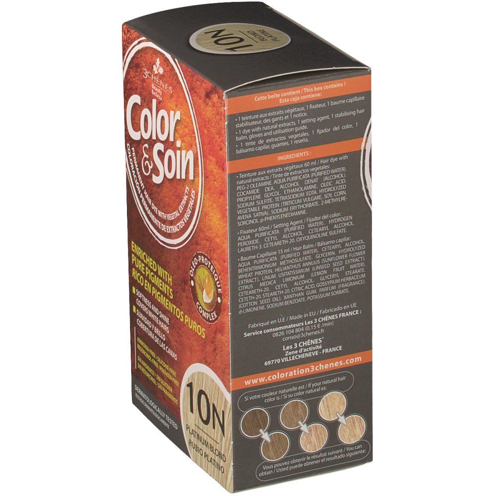 Les 3 Chênes Color & soin 10N blond platine