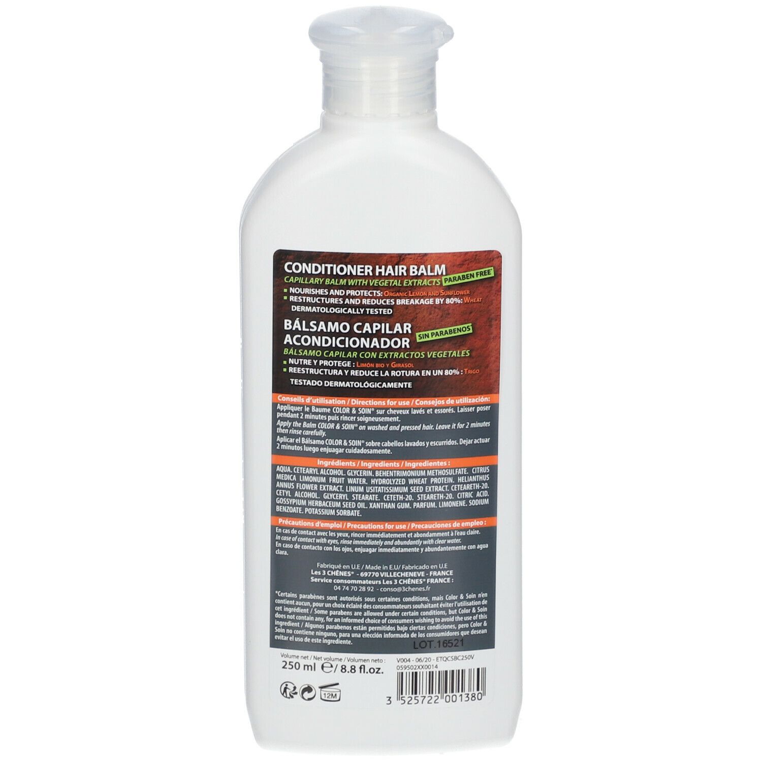 Les 3 Chênes Color & Soin Baume Capillaire