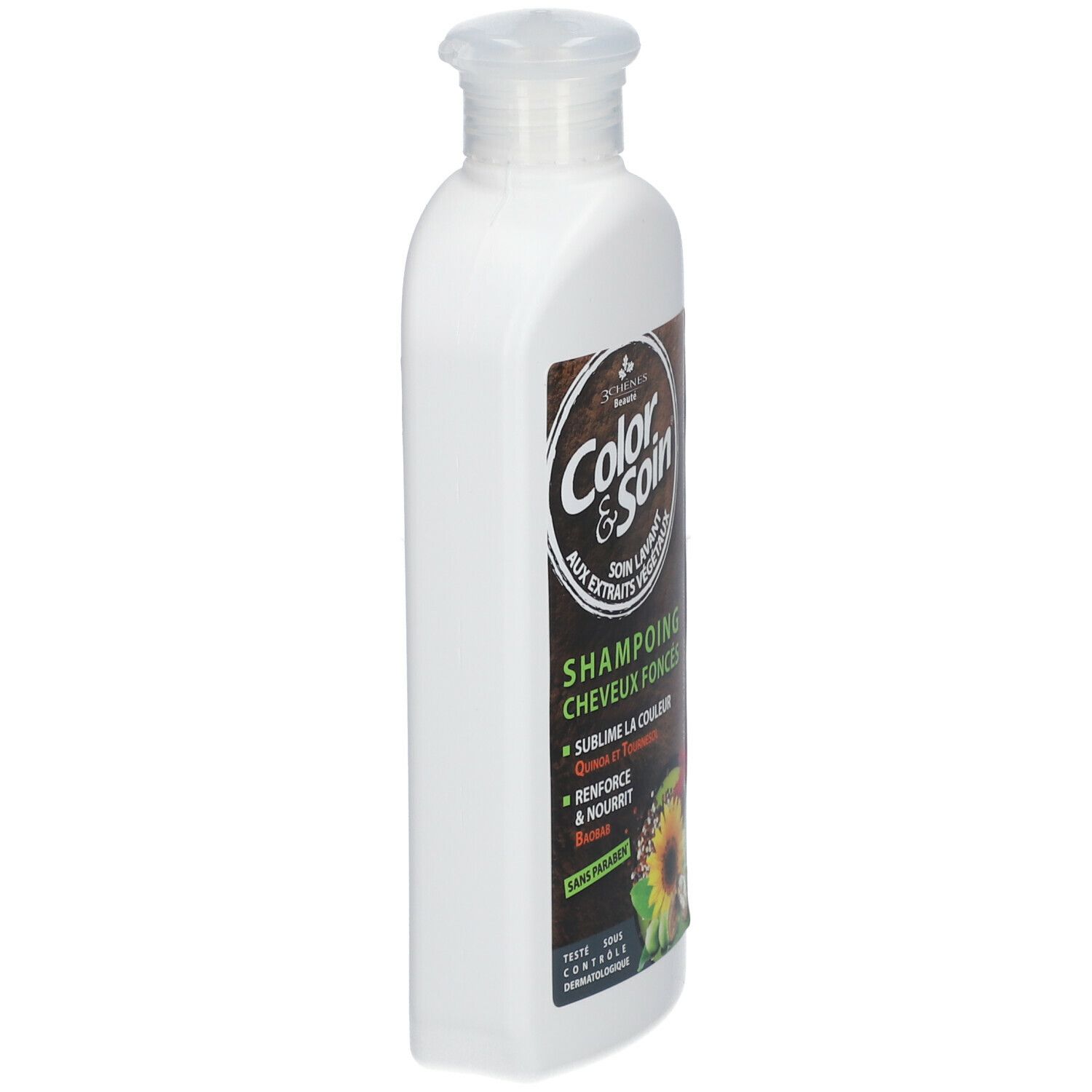 Les 3 Chênes Color & Soin Shampoing cheveux foncés