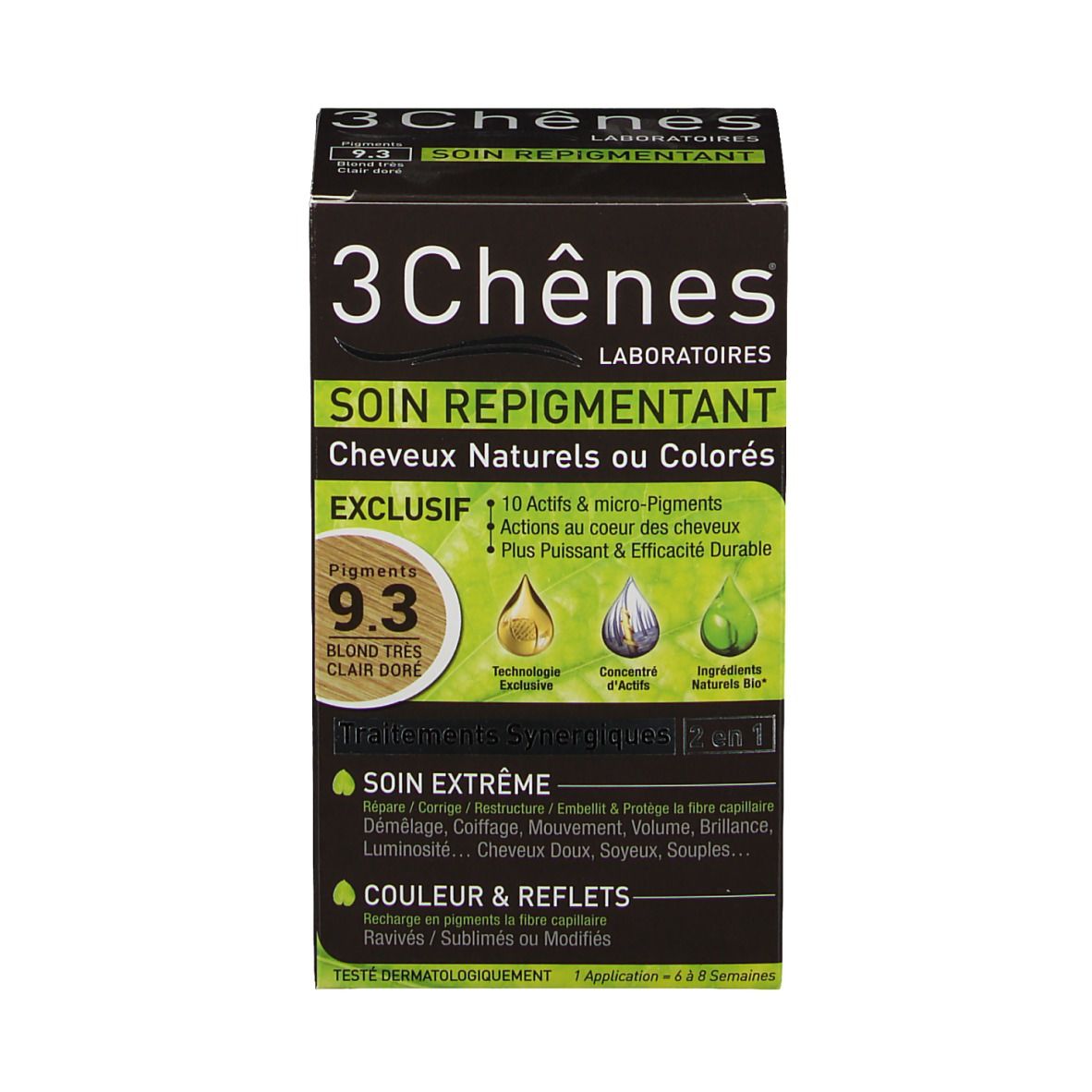Les 3 Chênes Soin répigmentant 9.3 blond très clair doré